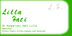 lilla hati business card